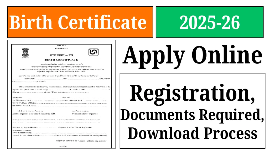 Birth Certificate 2025