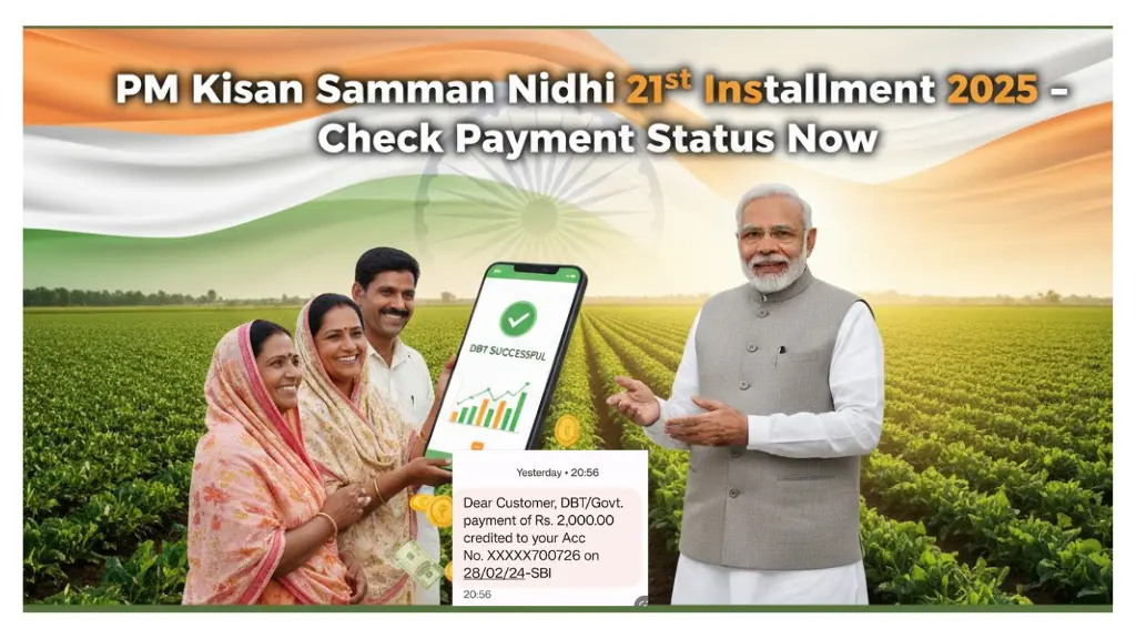 PM Kisan Samman Nidhi 21th Installment 2025